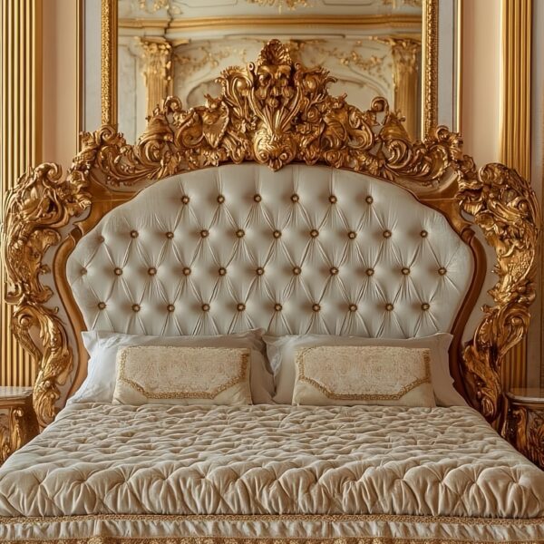 1 This Classic Bed solid wood bed – Hand Carved Custom Bedroom Furniture