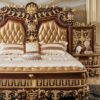 This French Luxury  solid wood bed – Hand Carved Custom Bedroom Furniture (Copy)