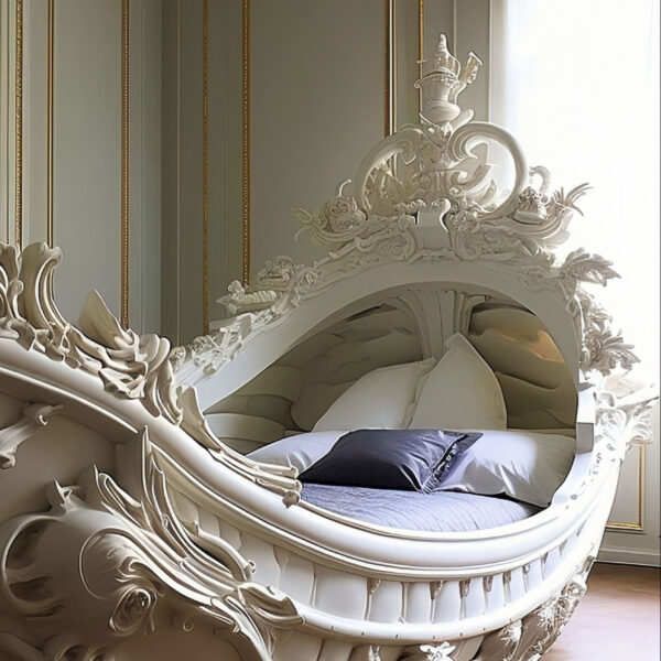 Kids' Pirate Ship Bed carved solid wood bed – Hand Carved Custom Bedroom Furniture