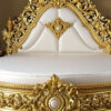 Luxury French Style Solid Wood Bed – Hand Carved Custom Bedroom Furniture