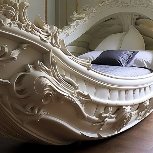 Kids' Pirate Ship Bed carved solid wood bed – Hand Carved Custom Bedroom Furniture